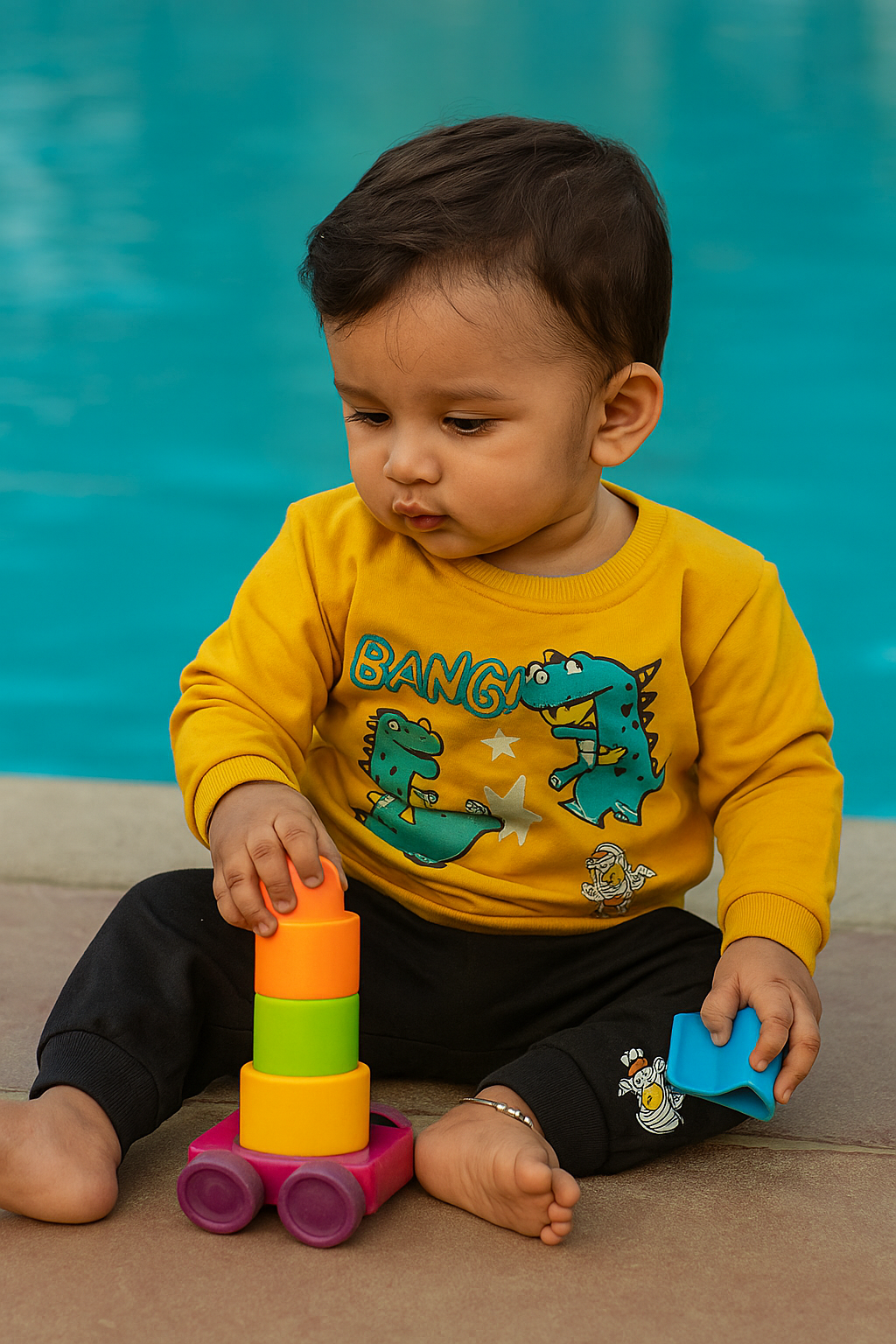 š¦ "Dino Roar" Winter Set for Baby Boys (1 Year) š§ø