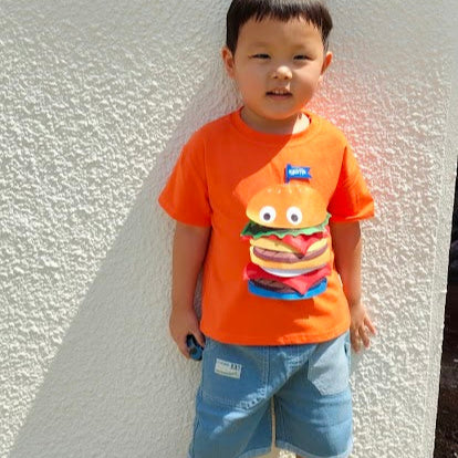 Boys Hamburger T-shirt and shorts