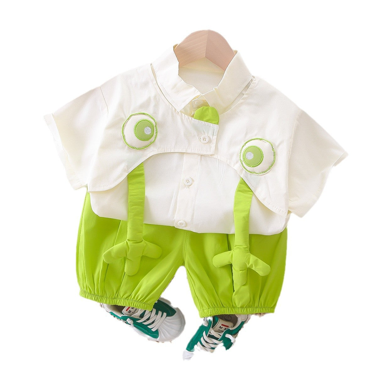 Shark n Dino Cotton T-shirts and shorts Baby Outfit