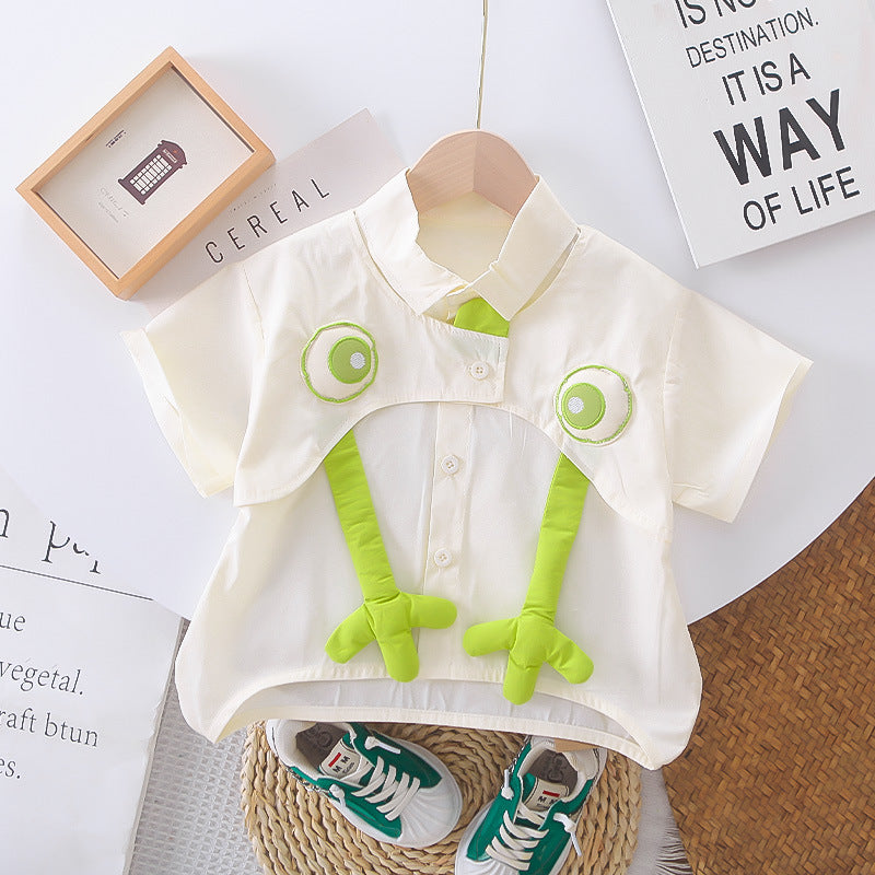Shark n Dino Cotton T-shirts and shorts Baby Outfit