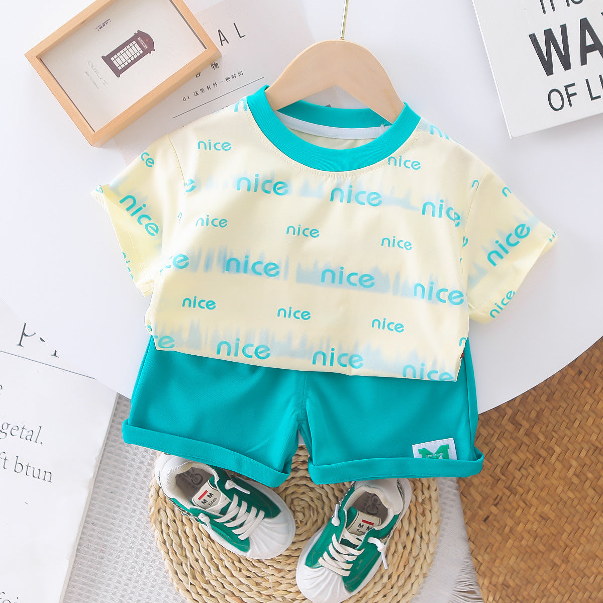 Shark n Dino boy's Printed T-shirts and Cotton shorts