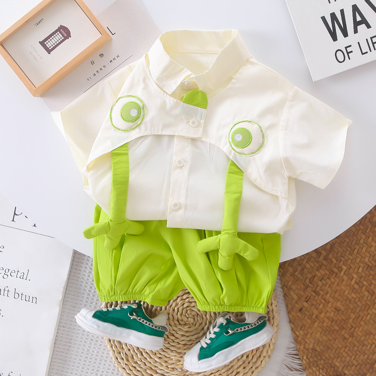 Shark n Dino Cotton T-shirts and shorts Baby Outfit