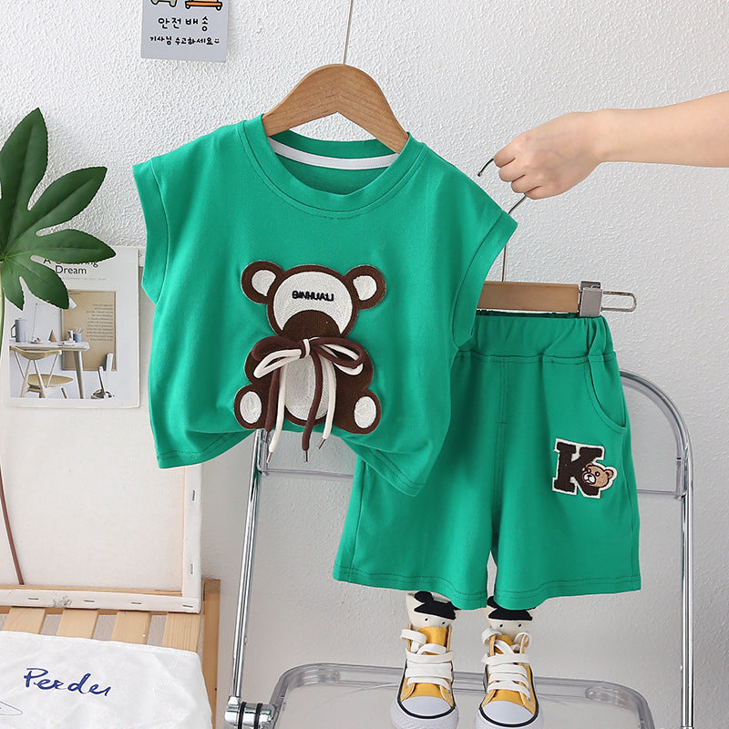 Shark n Dino Kids' Teddy Bear Outfit Set