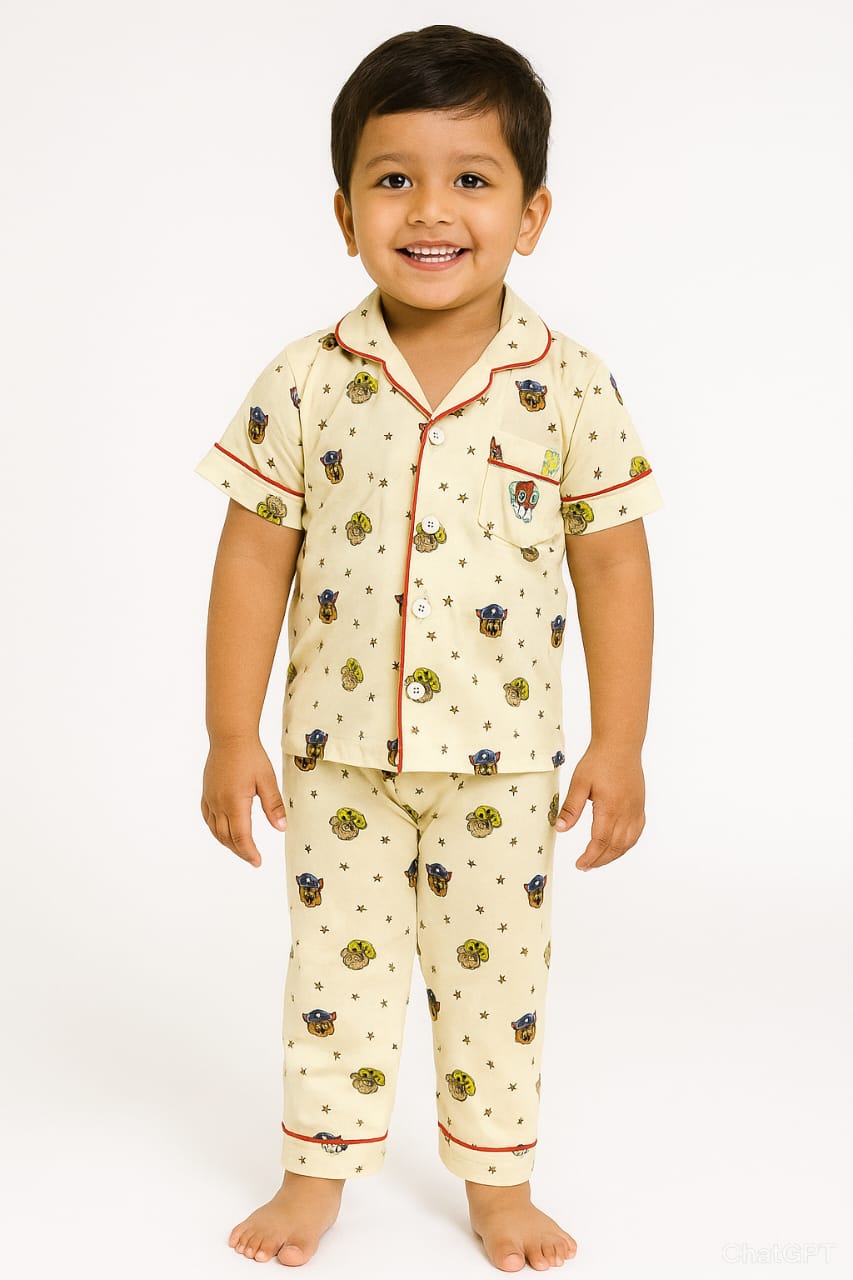 Boys 2-Piece Organic Cotton Sleepwear Set