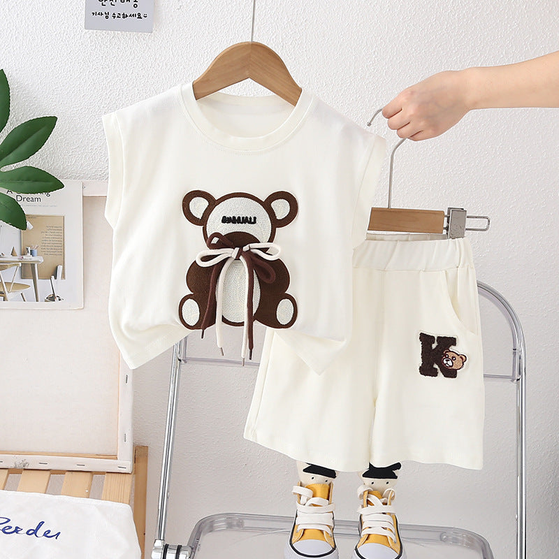 Shark n Dino Kids' Teddy Bear Outfit Set