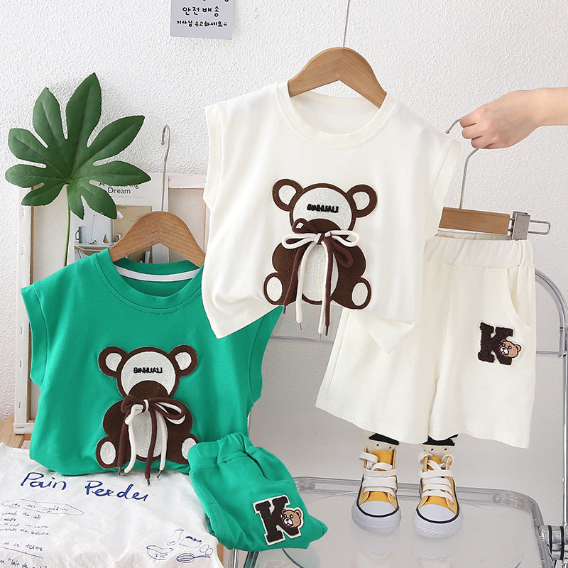 Shark n Dino Kids' Teddy Bear Outfit Set