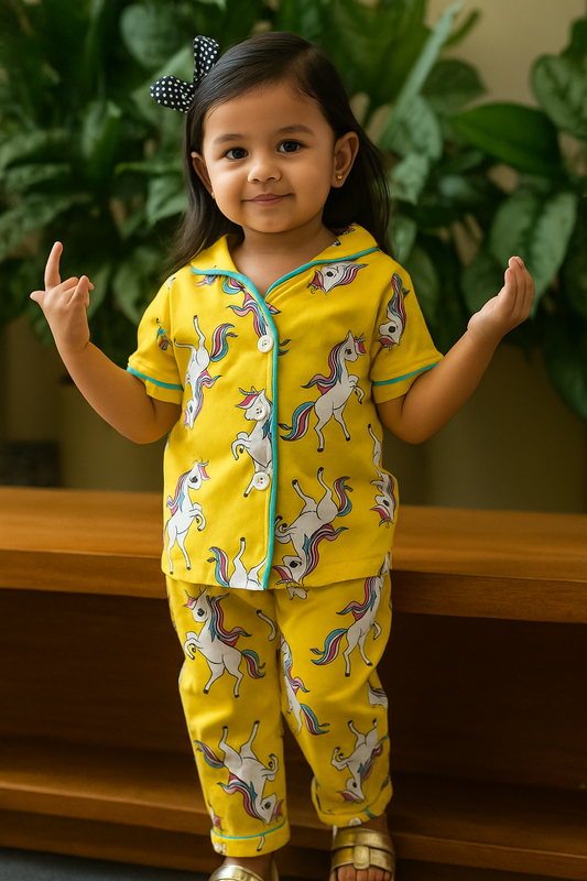 Girls 2-Piece Organic Cotton Sleepwear Set