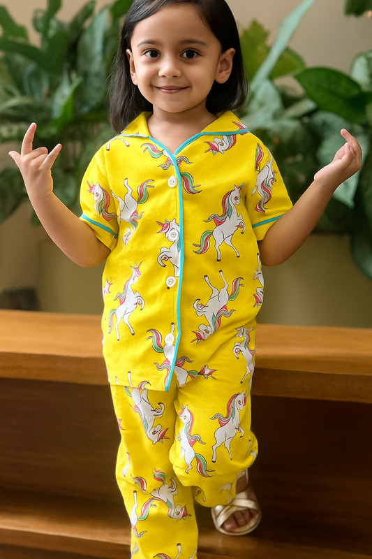 Girls 2-Piece Organic Cotton Sleepwear Set