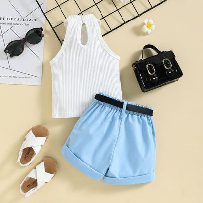 Trendy and stylish two-piece outfit for girls