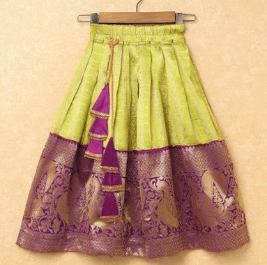 Girls Silk Lehnga Choli