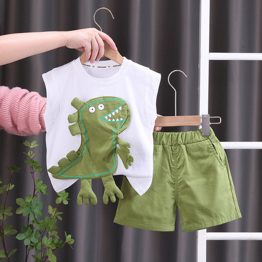 Boys Shark n Dino boy's t-shirt and shorts