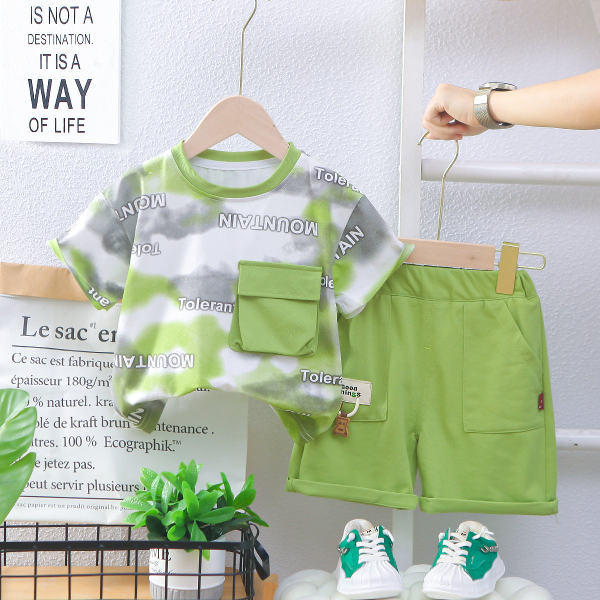 Boys summer t-Shirt and Shorts Set