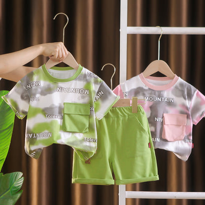 Boys summer t-Shirt and Shorts Set