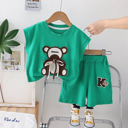 Shark n Dino Kids' Teddy Bear Outfit Set