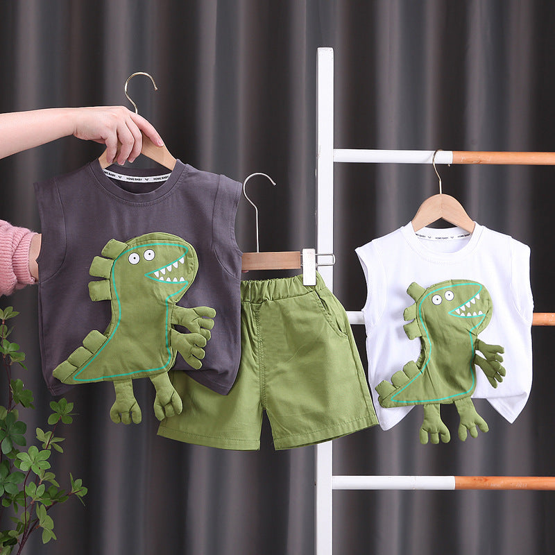 Boys Shark n Dino boy's t-shirt and shorts