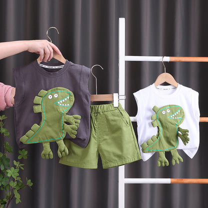 Boys Shark n Dino boy's t-shirt and shorts