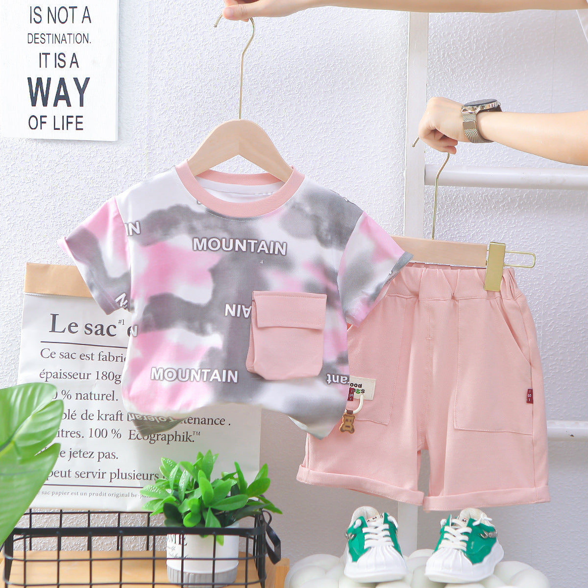 Boys summer t-Shirt and Shorts Set