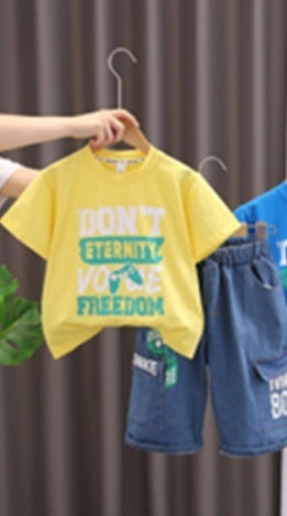 Trendy 2-Piece Boys' Casual Outfit Set