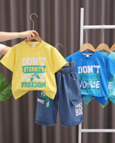 Trendy 2-Piece Boys' Casual Outfit Set