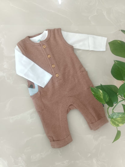 Baby Boy Romper Set – "Woodland Explorer"