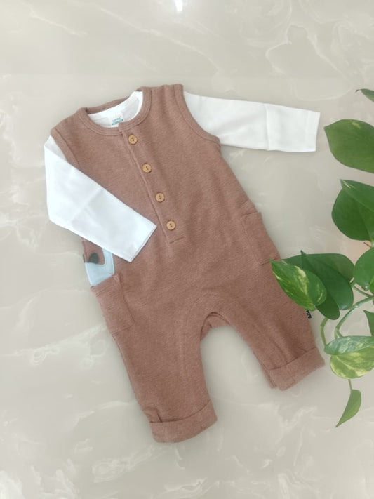 Baby Boy Romper Set – "Woodland Explorer"
