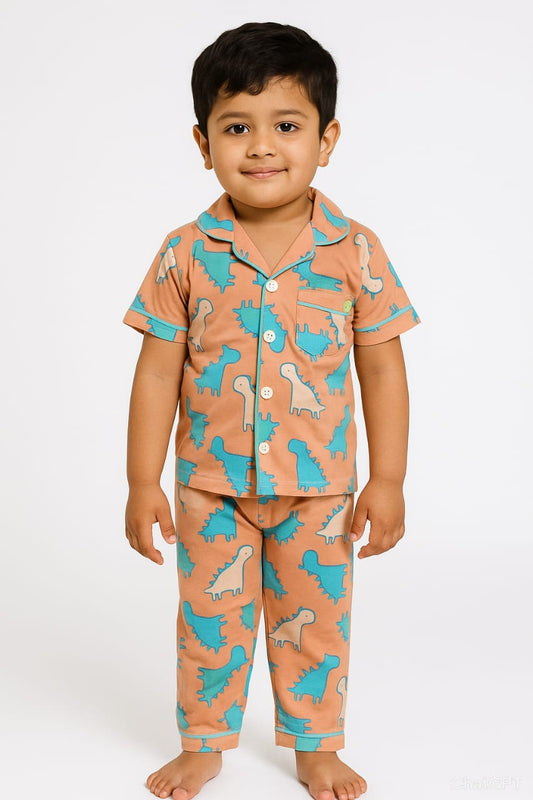 Boys 2-Piece Organic Cotton Sleepwear Set