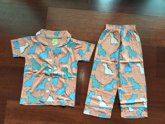 Boys 2-Piece Organic Cotton Sleepwear Set