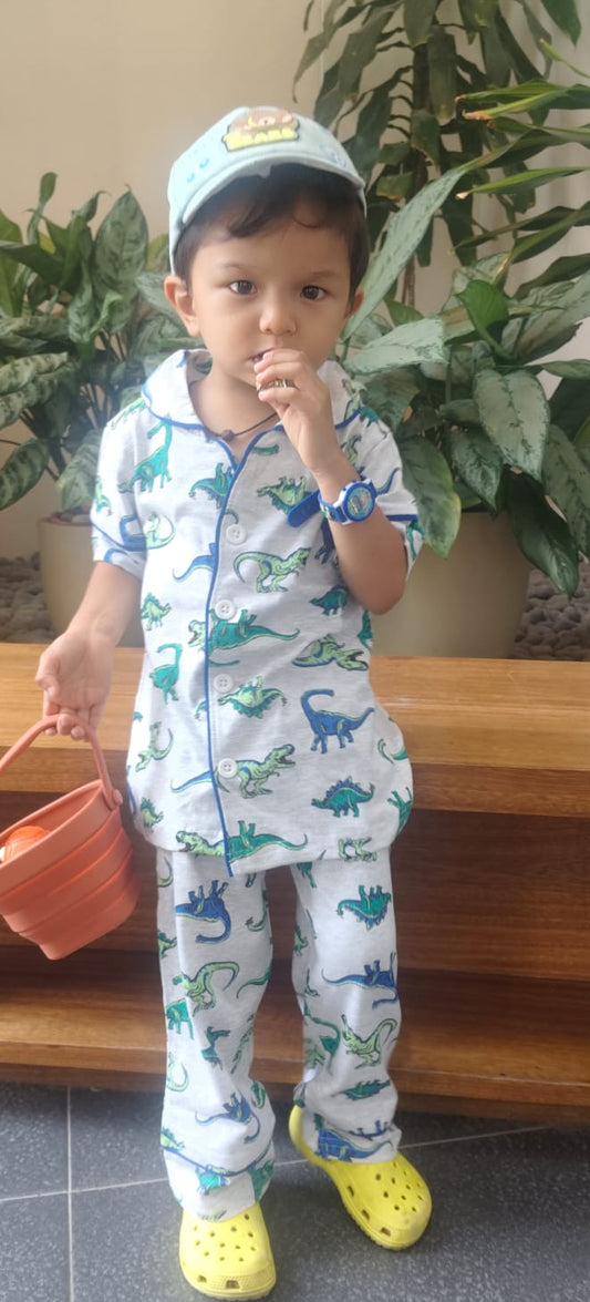 Boys 2-Piece Organic Cotton Sleepwear Set