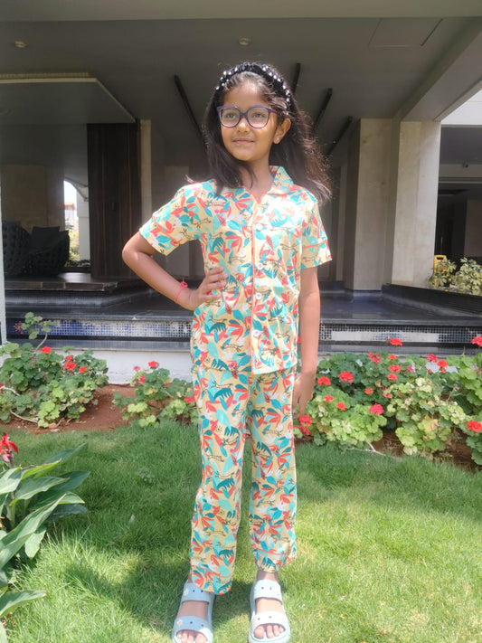 Girls 2-Piece Organic Cotton Sleepwear Set