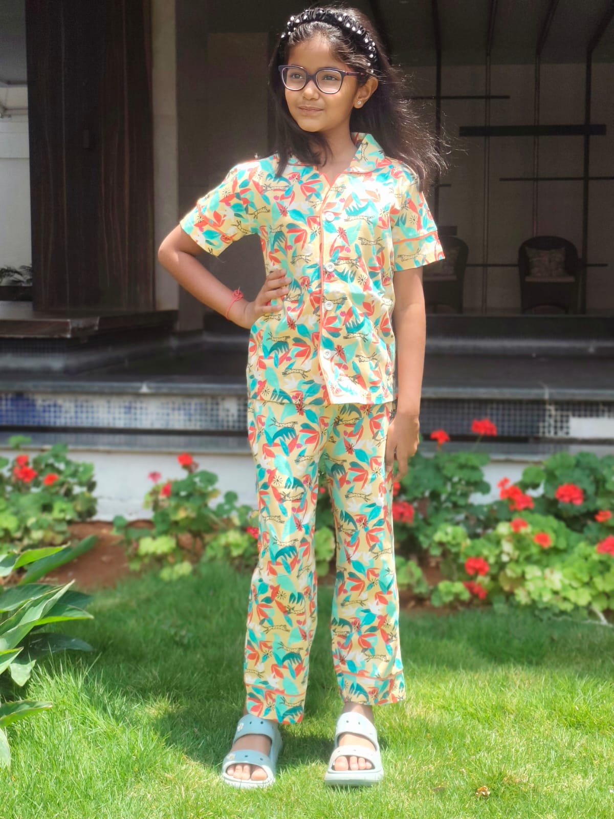 Girls 2-Piece Organic Cotton Sleepwear Set