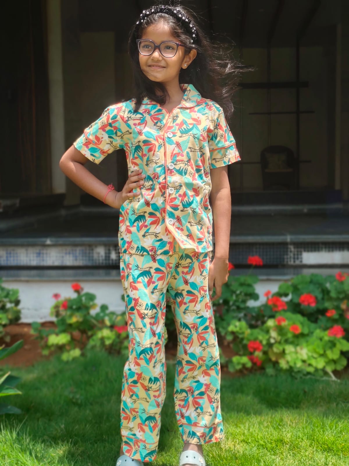 Girls 2-Piece Organic Cotton Sleepwear Set