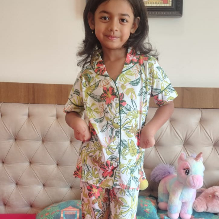 Girls 2-Piece Organic Cotton Sleepwear Set