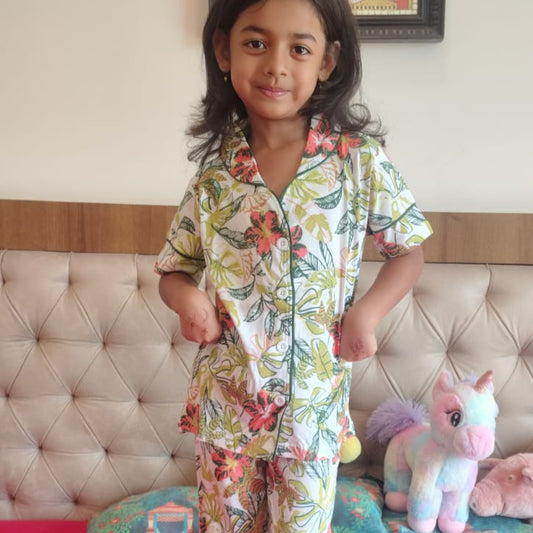 Girls 2-Piece Organic Cotton Sleepwear Set
