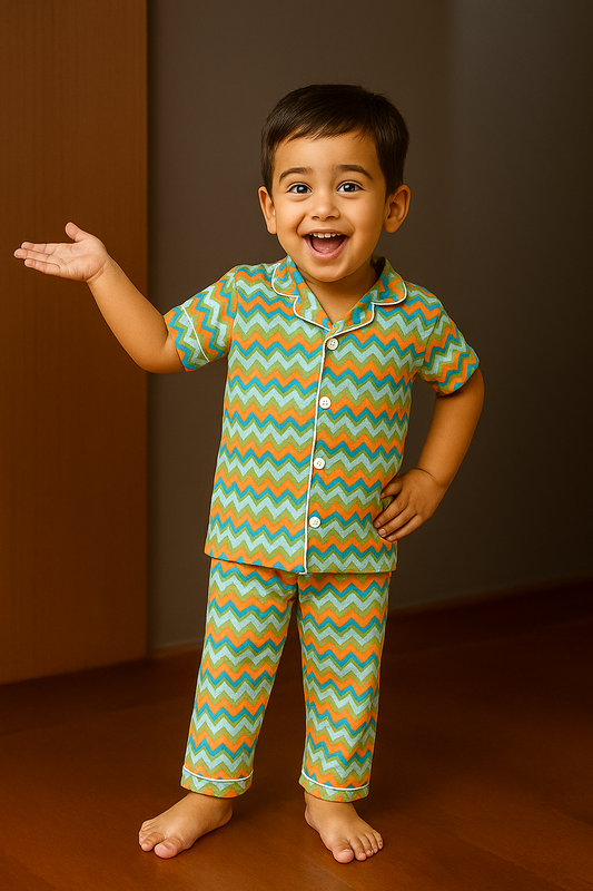Boys 2-Piece Organic Cotton Sleepwear Set
