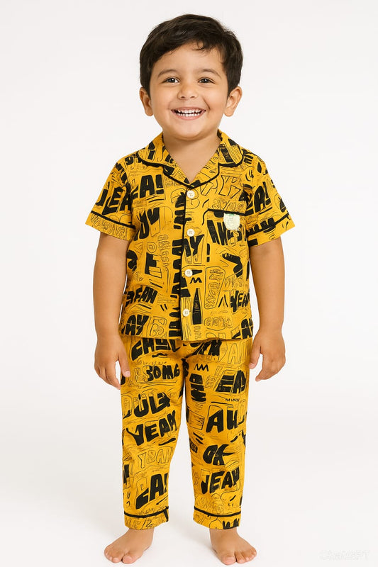 Boys 2-Piece Organic Cotton Sleepwear Set