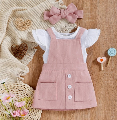 Girls  charming and stylish toddler girl's outfit set