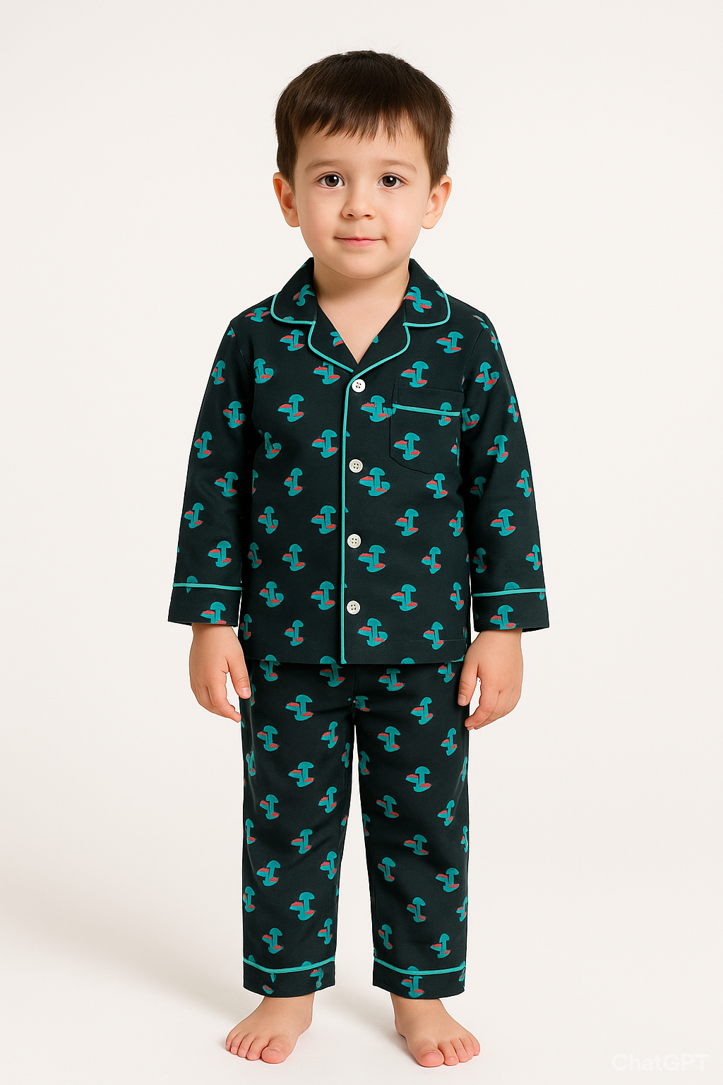 Boys 2-Piece Organic Cotton Sleepwear Set