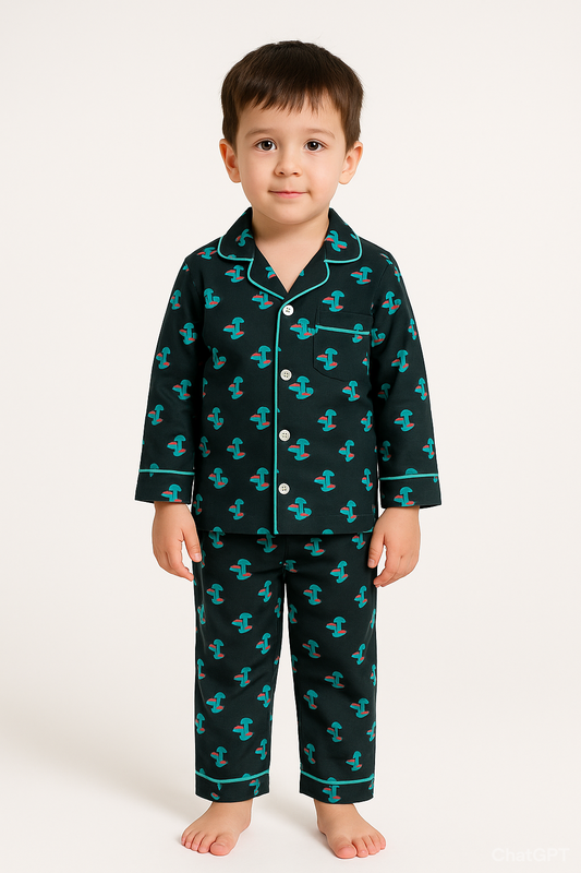 Boys 2-Piece Organic Cotton Sleepwear Set