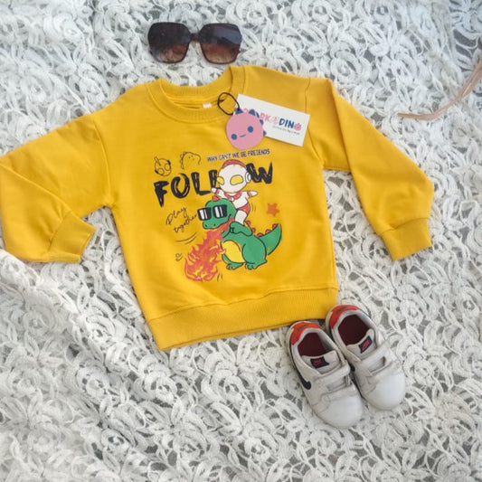 Yellow sweat-shirt